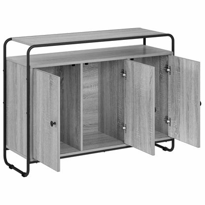 Dressoir Grijs Sonoma 102 x 35 x 75 cm Bewerkt hout