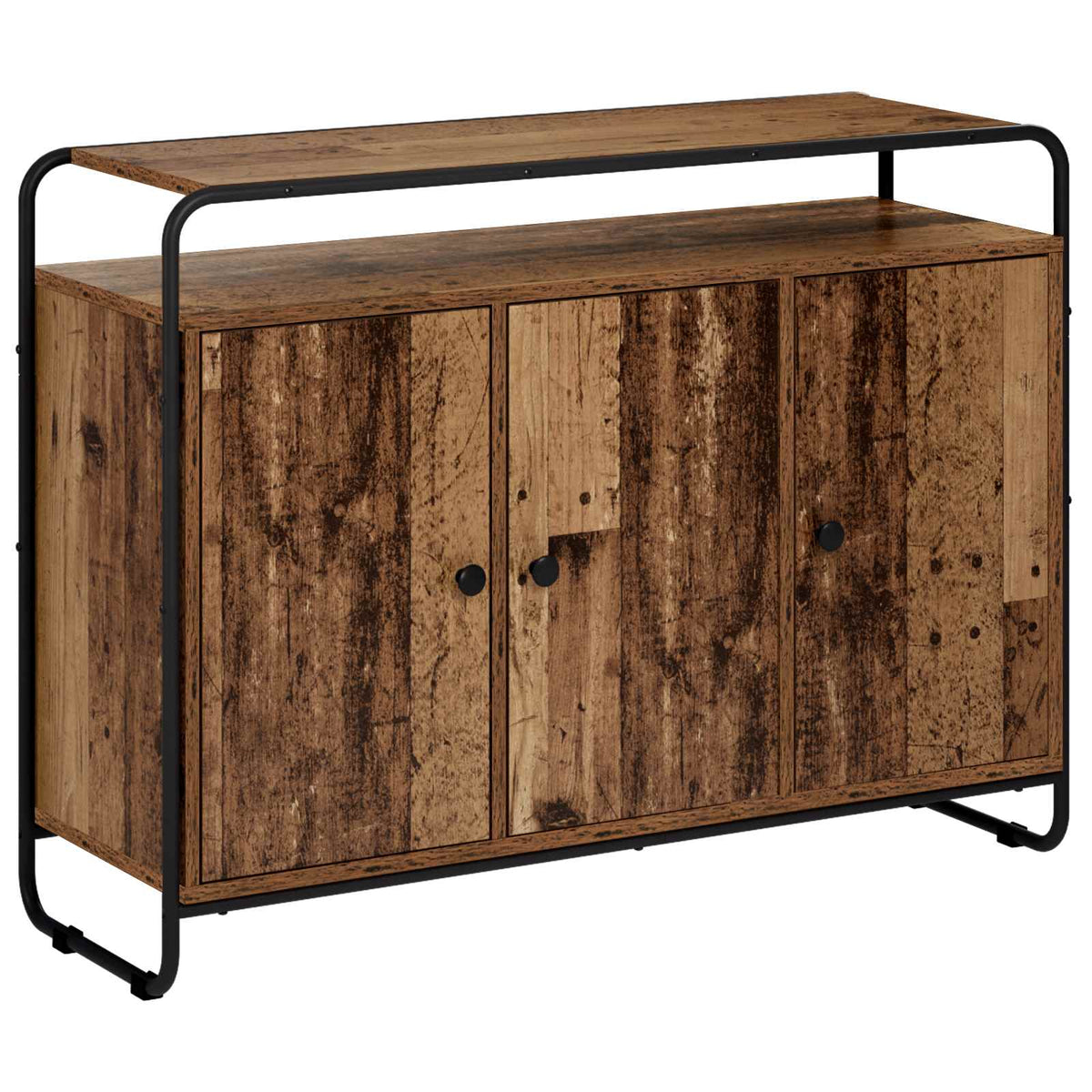 Dressoir Oud hout 102 x 35 x 75 cm Bewerkt hout