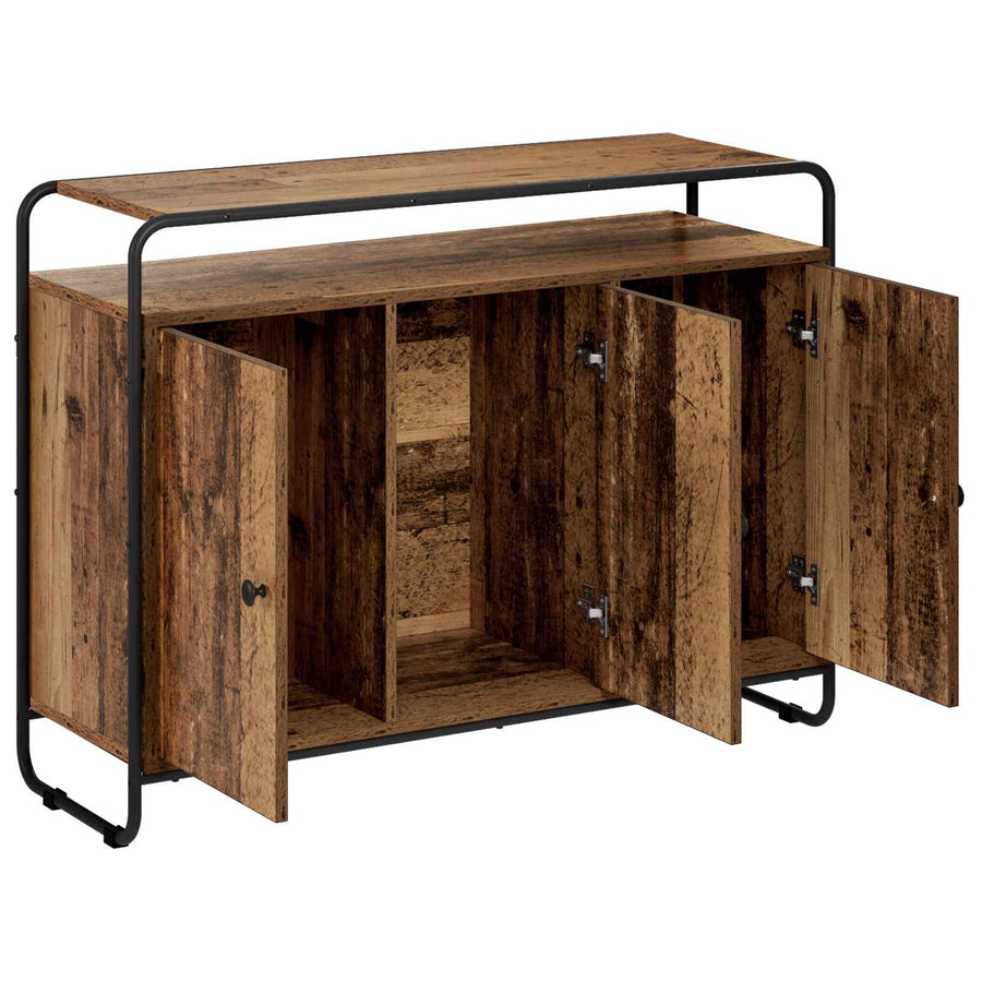 Dressoir Oud hout 102 x 35 x 75 cm Bewerkt hout