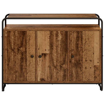 Dressoir Oud hout 102 x 35 x 75 cm Bewerkt hout
