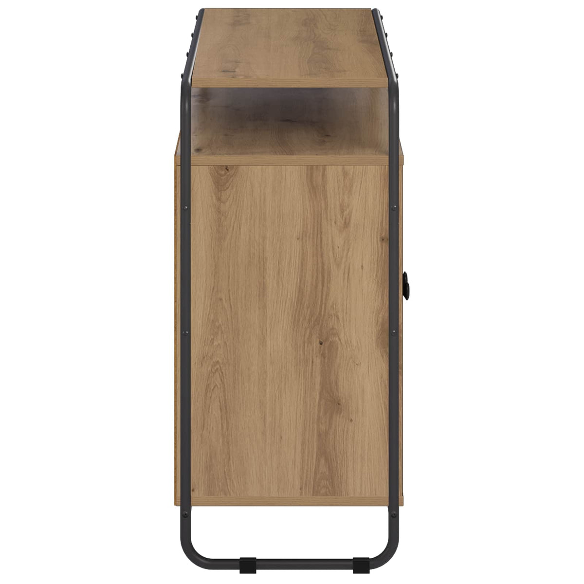 Dressoir Artisanaal eiken 102 x 35 x 75 cm Bewerkt hout