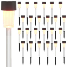 Buitenzonne-lampen met grondpin 24 pcs Warmwit 29,5 cm