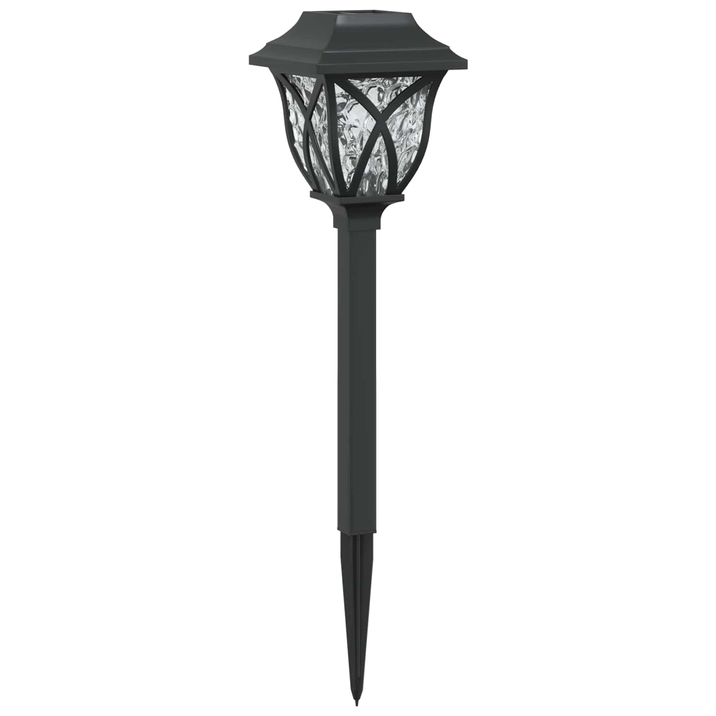 Buitenzonne-lampen met grondpin 6 pcs Warmwit 42 cm PP
