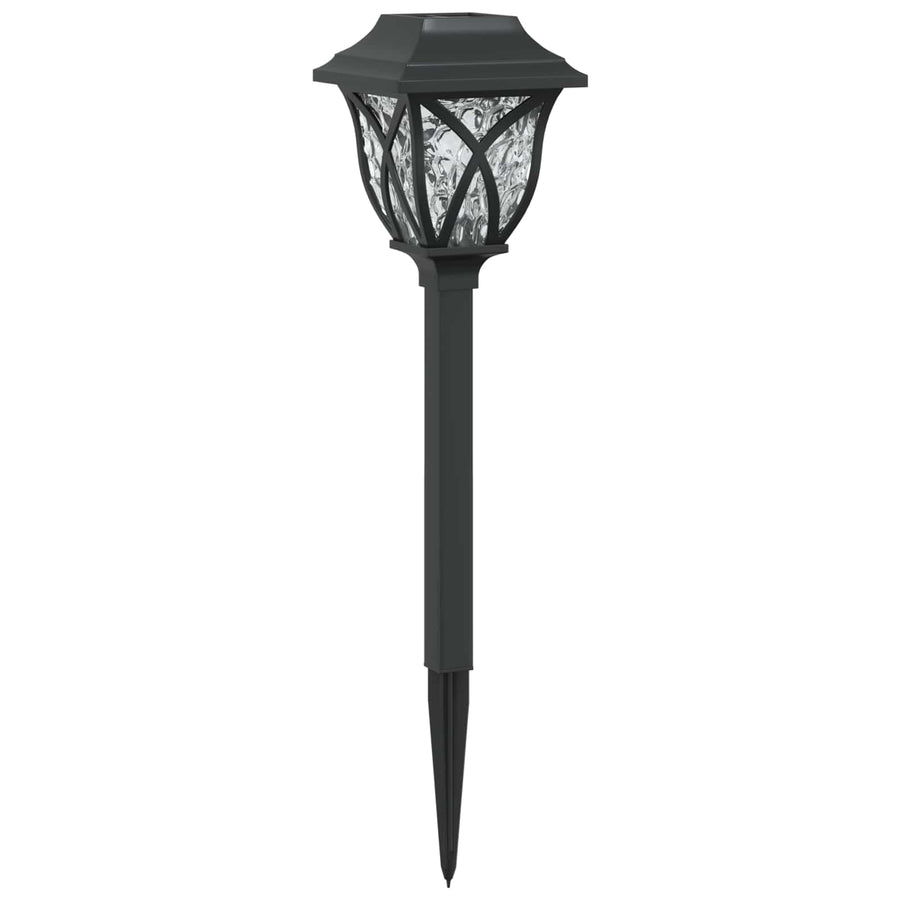 Buitenzonne-lampen met grondpin 6 pcs Warmwit 42 cm PP