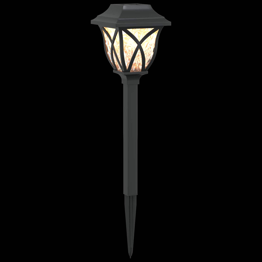 Buitenzonne-lampen met grondpin 6 pcs Warmwit 42 cm PP