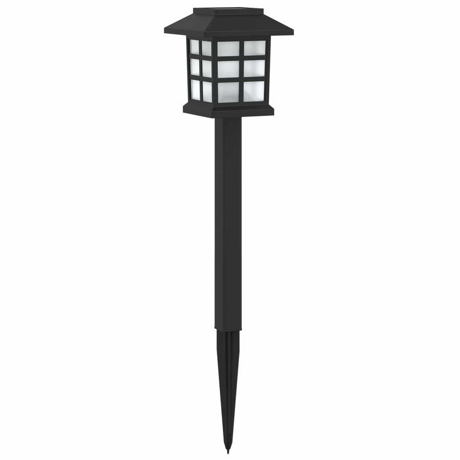 Buitenzonne-lampen met grondpin 6 pcs Warmwit 38,5 cm PP