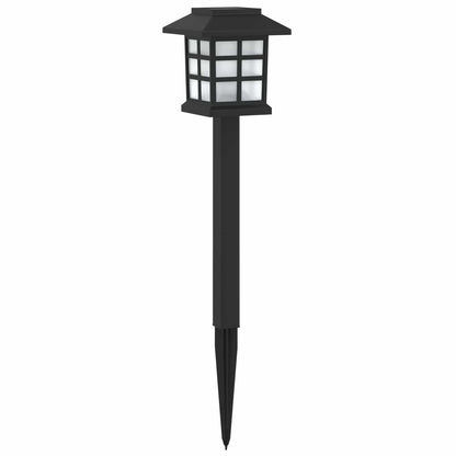 Buitenzonne-lampen met grondpin 12 pcs Warmwit 38,5 cm PP