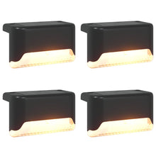 Buitenzonne-lampen met grondpin 4 pcs Warmwit 4,5 cm ABS en PS