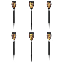 Buitenzonne-lampen met grondpin 6 pcs Warmwit 47,5 cm ABS