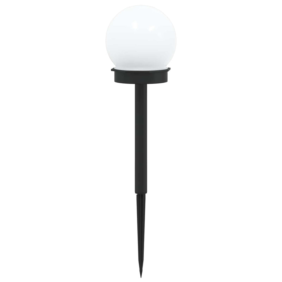 Buitenzonne-lampen met grondpin 8 pcs Warmwit 38,5 cm ABS