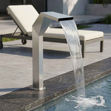 Pool Waterval Roestvrij staal 50 x 30 x 90 cm Zilverkleurig