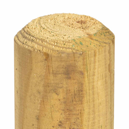 Hekpalen 10 st Groen 120 cm Massief grenenhout