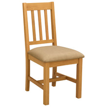 Eetkamerstoel VENLO 2 pcs Massief Eikenhout Beige