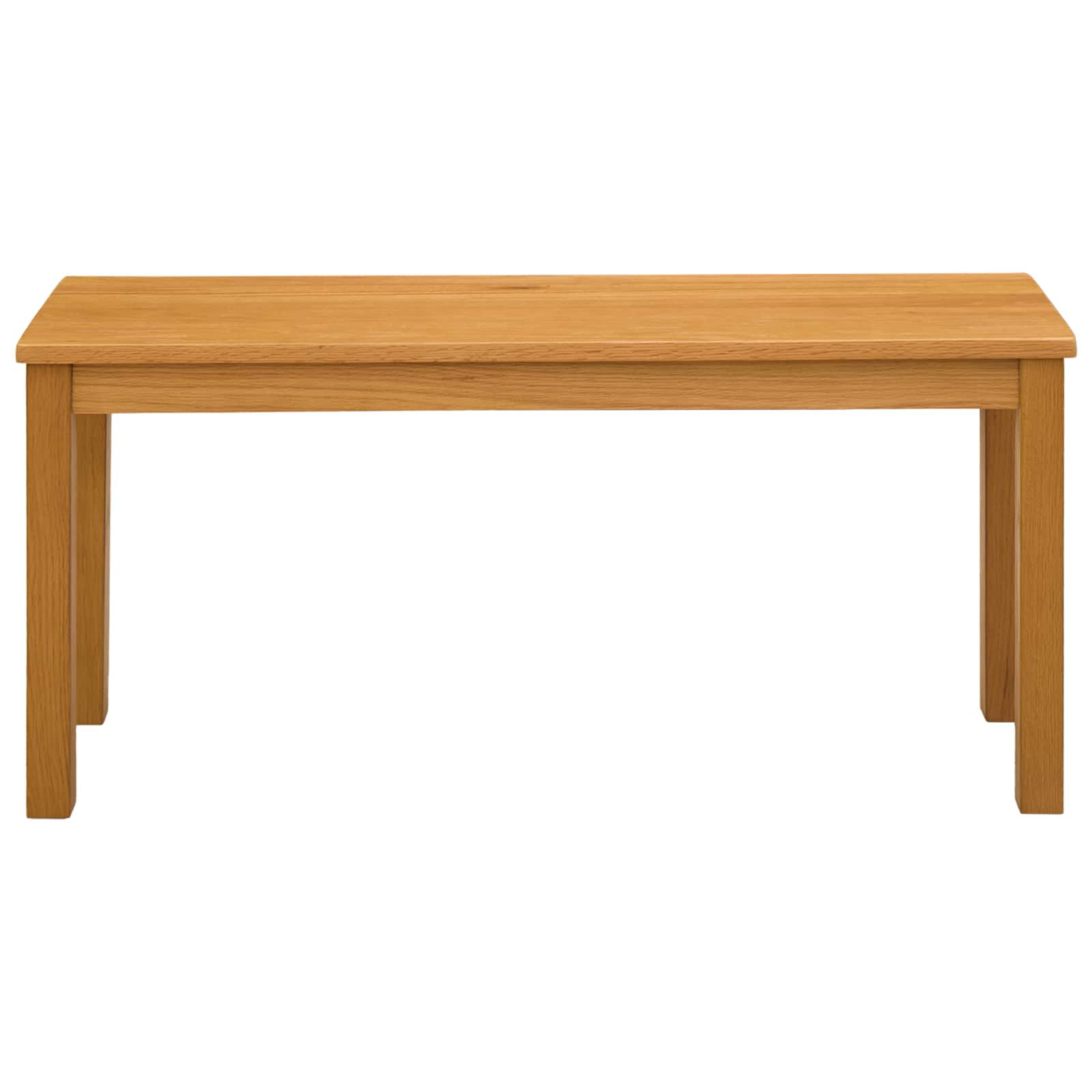 Eetbank 95 x 32 x 45 cm Massief Eikenhout Naturel
