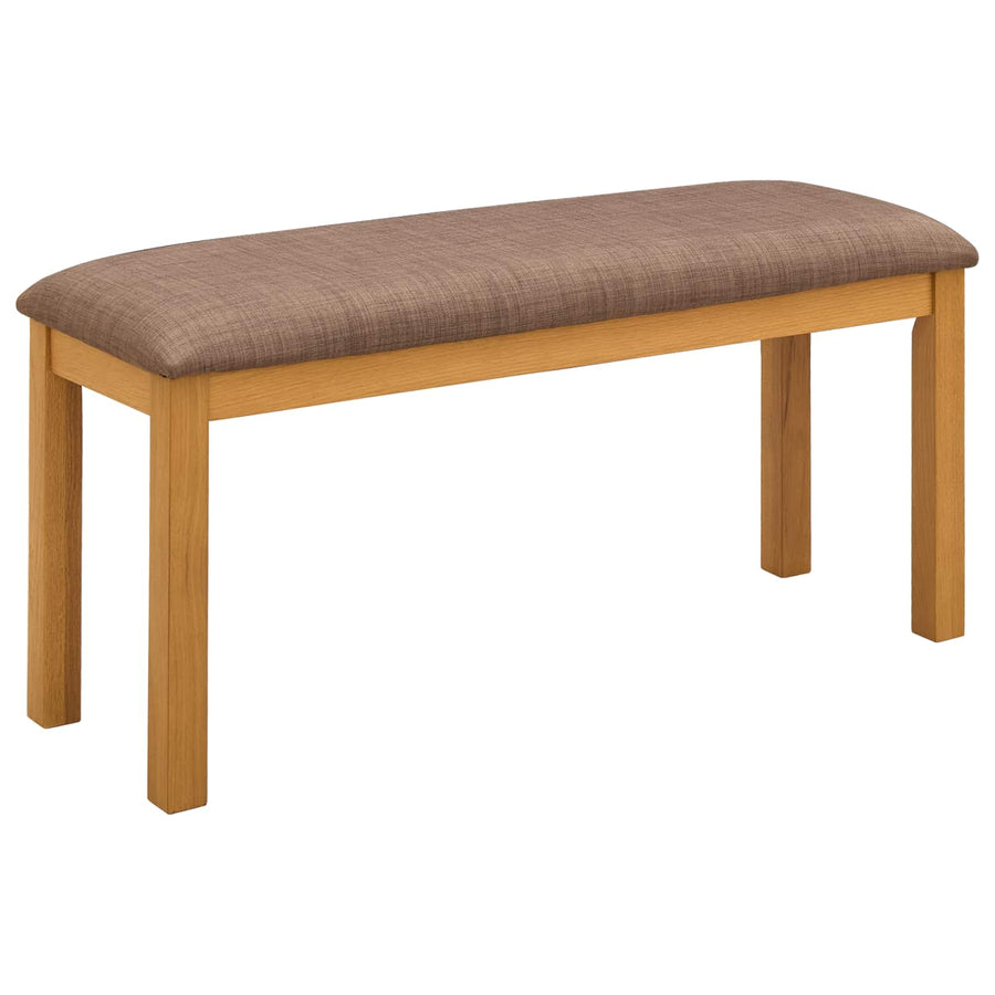 Eetbank 95 x 32 x 45 cm Massief Eikenhout Grijs