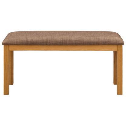 Eetbank 95 x 32 x 45 cm Massief Eikenhout Grijs