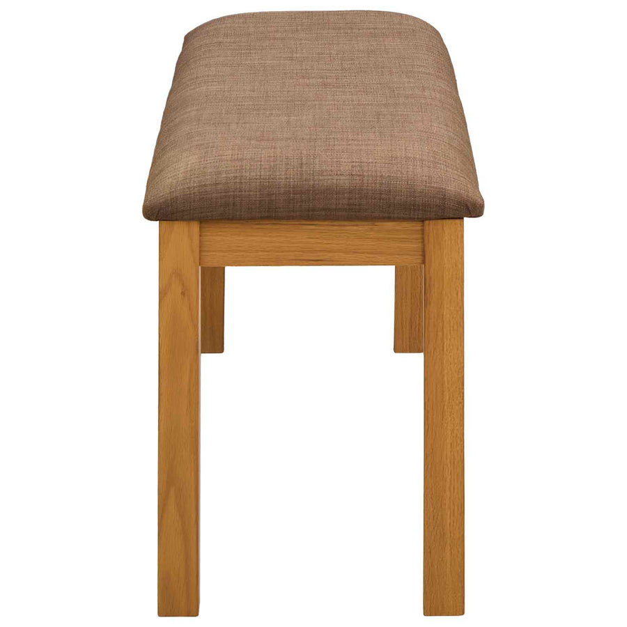 Eetbank 95 x 32 x 45 cm Massief Eikenhout Grijs