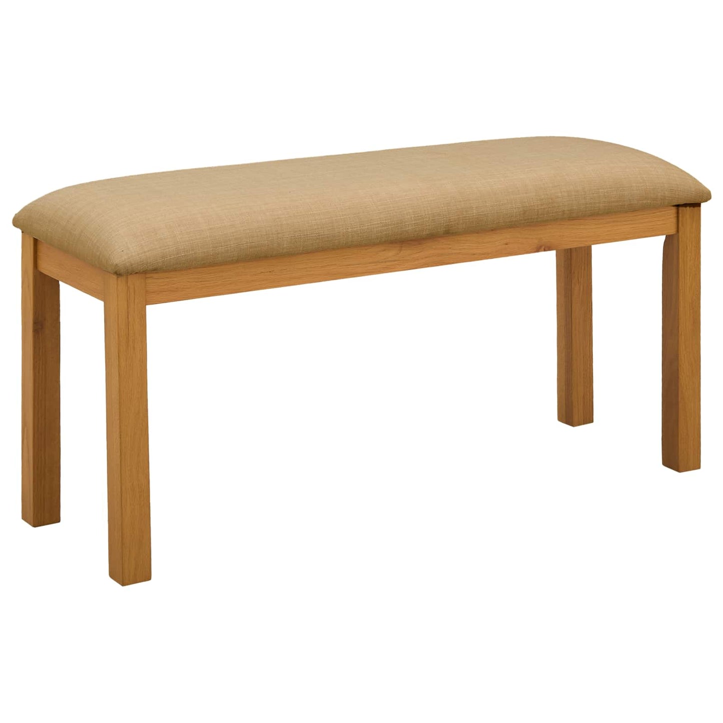 Eetbank 95 x 32 x 45 cm Massief Eikenhout Beige