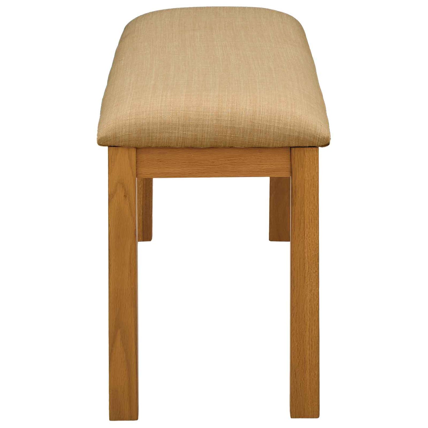 Eetbank 95 x 32 x 45 cm Massief Eikenhout Beige