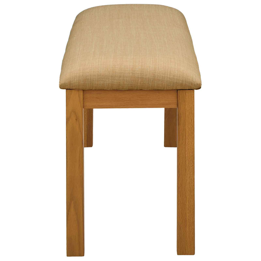 Eetbank 95 x 32 x 45 cm Massief Eikenhout Beige