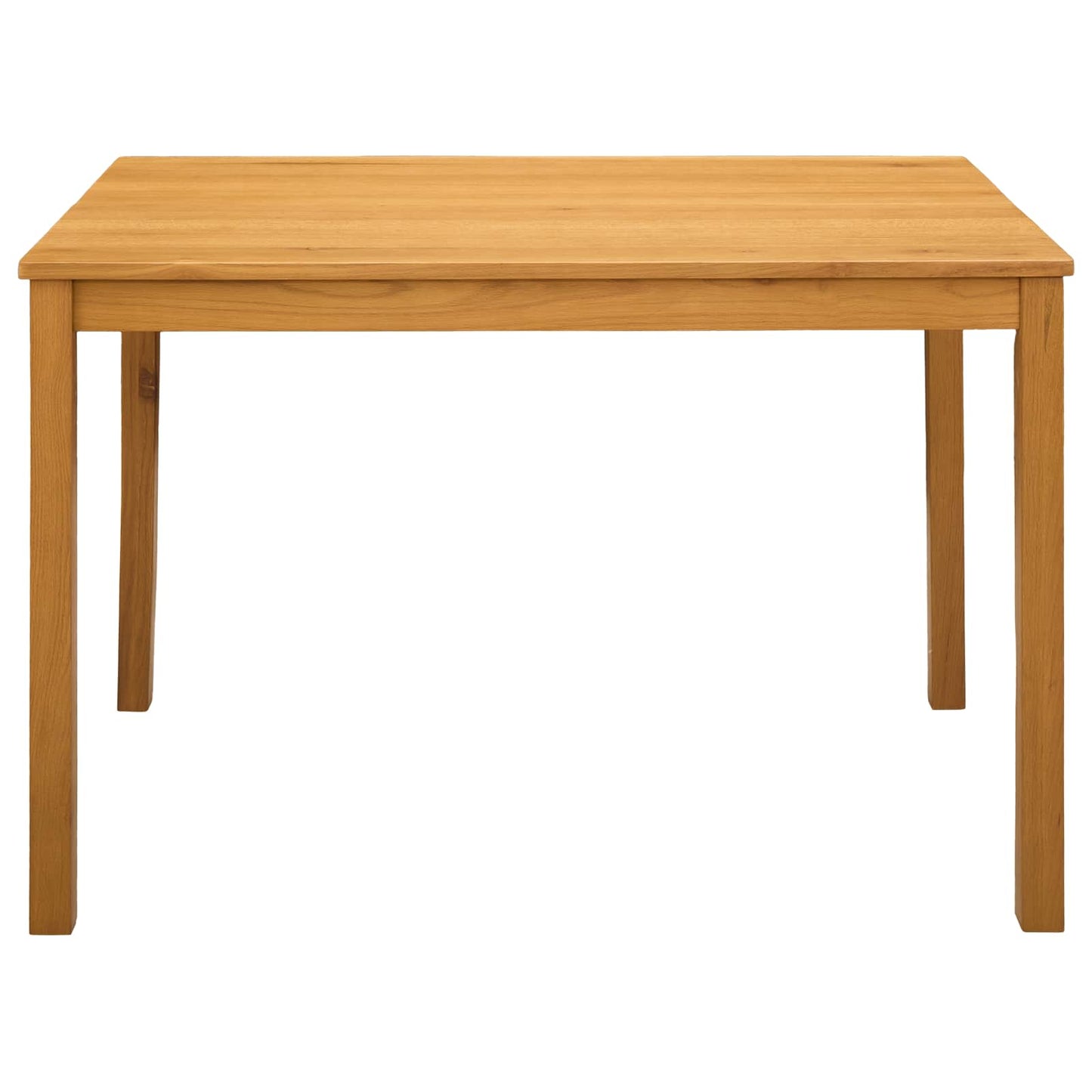 Eettafel 110 x 75 x 75 cm Massief Eikenhout Naturel Rechthoekig