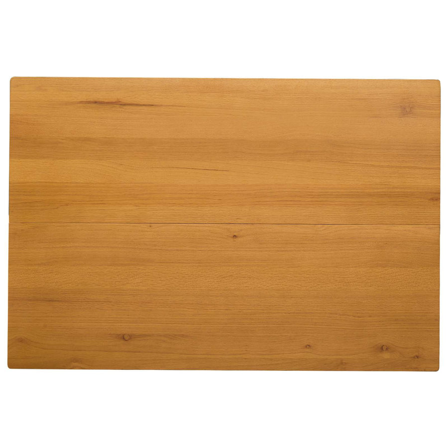Eettafel 110 x 75 x 75 cm Massief Eikenhout Naturel Rechthoekig