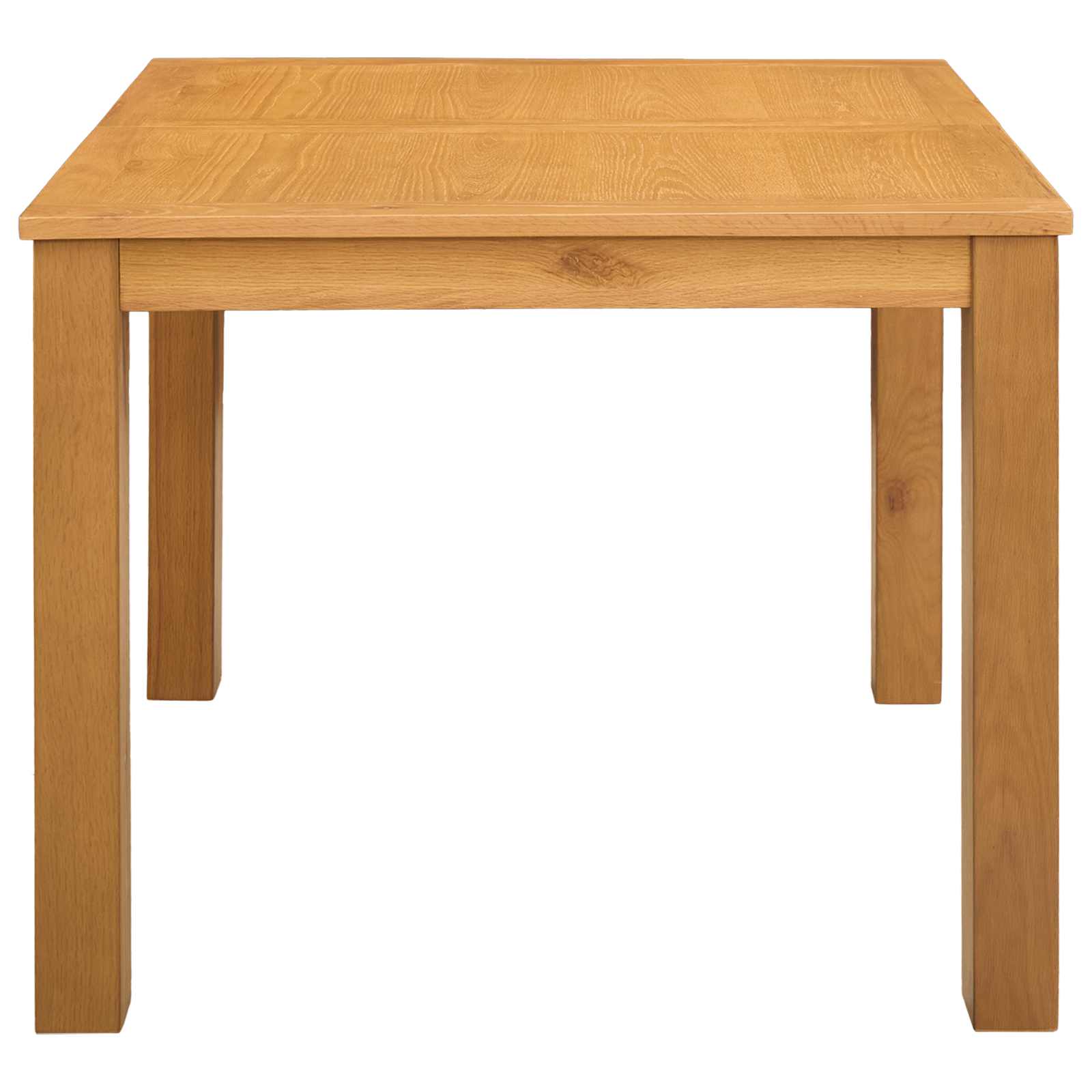 Eettafel 90 x 90 x 75 cm Massief Eikenhout Naturel Vierkant