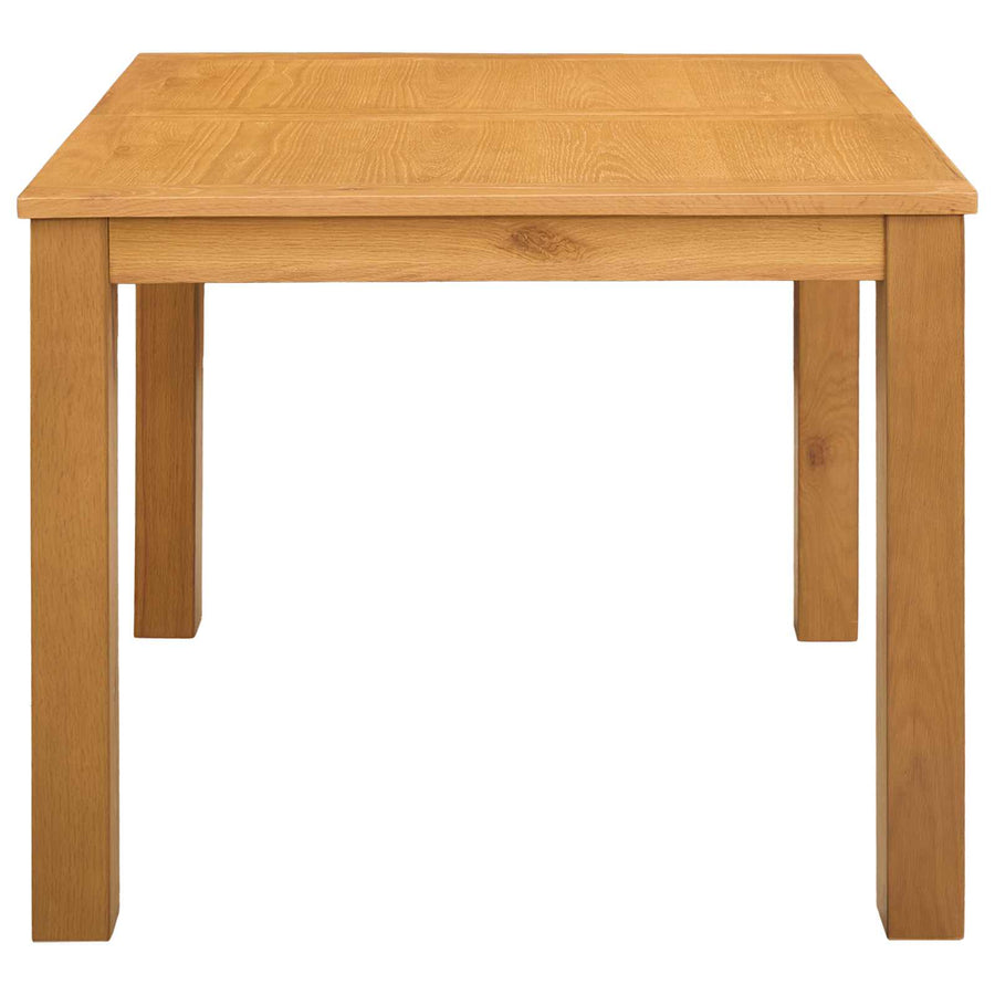 Eettafel 90 x 90 x 75 cm Massief Eikenhout Naturel Vierkant