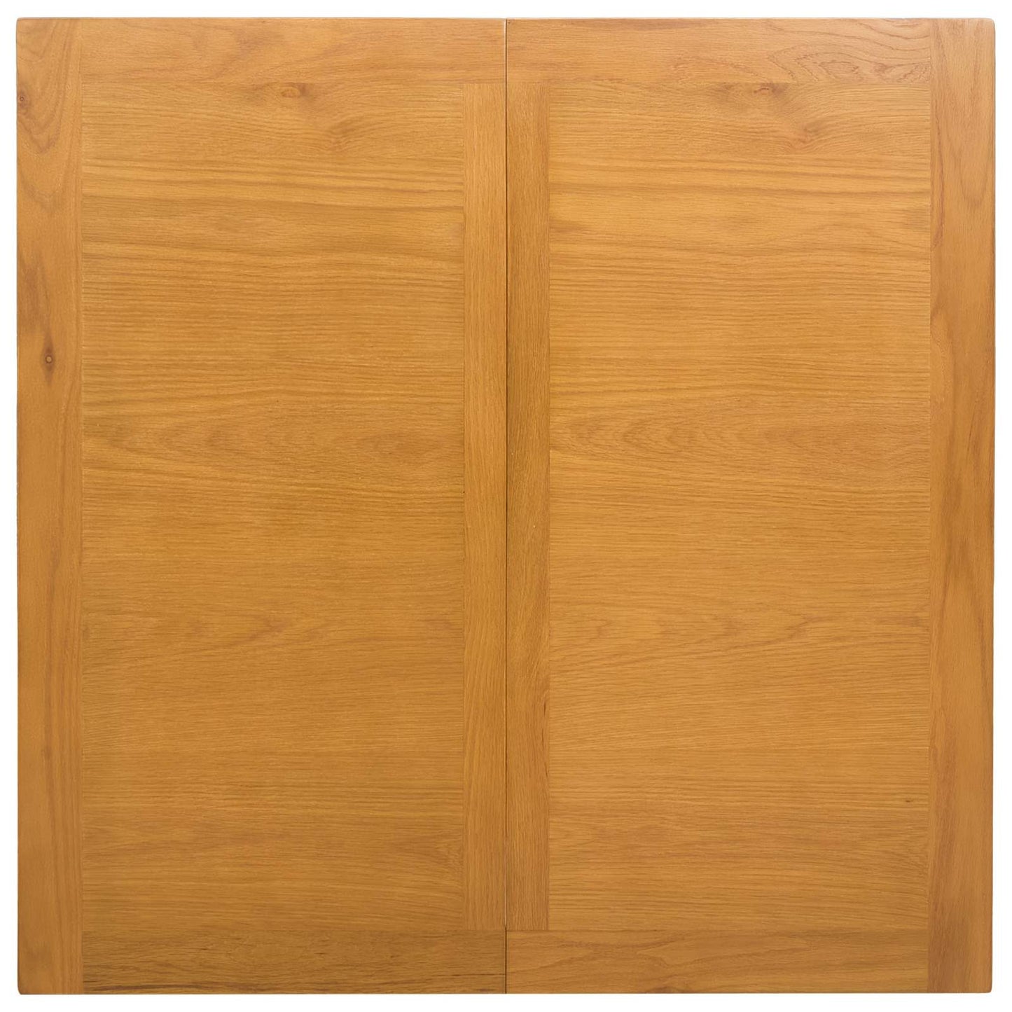 Eettafel 90 x 90 x 75 cm Massief Eikenhout Naturel Vierkant
