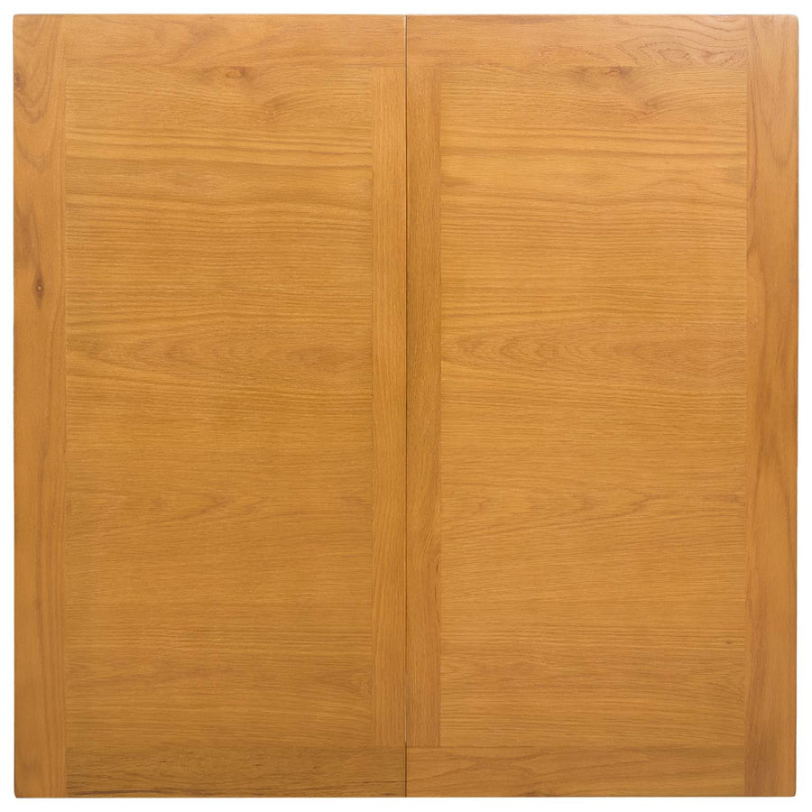 Eettafel 90 x 90 x 75 cm Massief Eikenhout Naturel Vierkant
