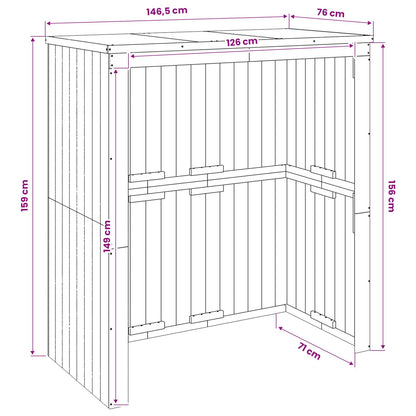 Containerombouw Geïmpregneerd grenenhout