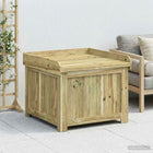 Kussenbox grenenhout 58,5x60x47 cm