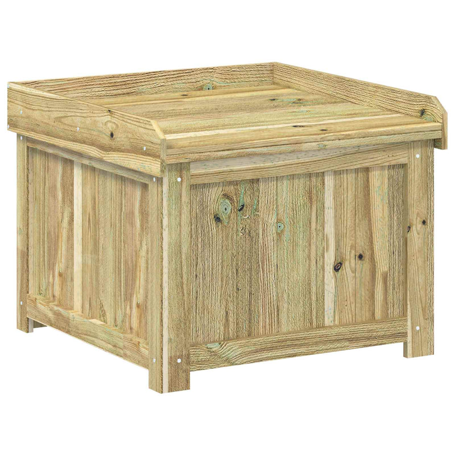 Kussenbox voor buiten Geïmpregneerd grenenhout 58,5 x 60 x 47 cm