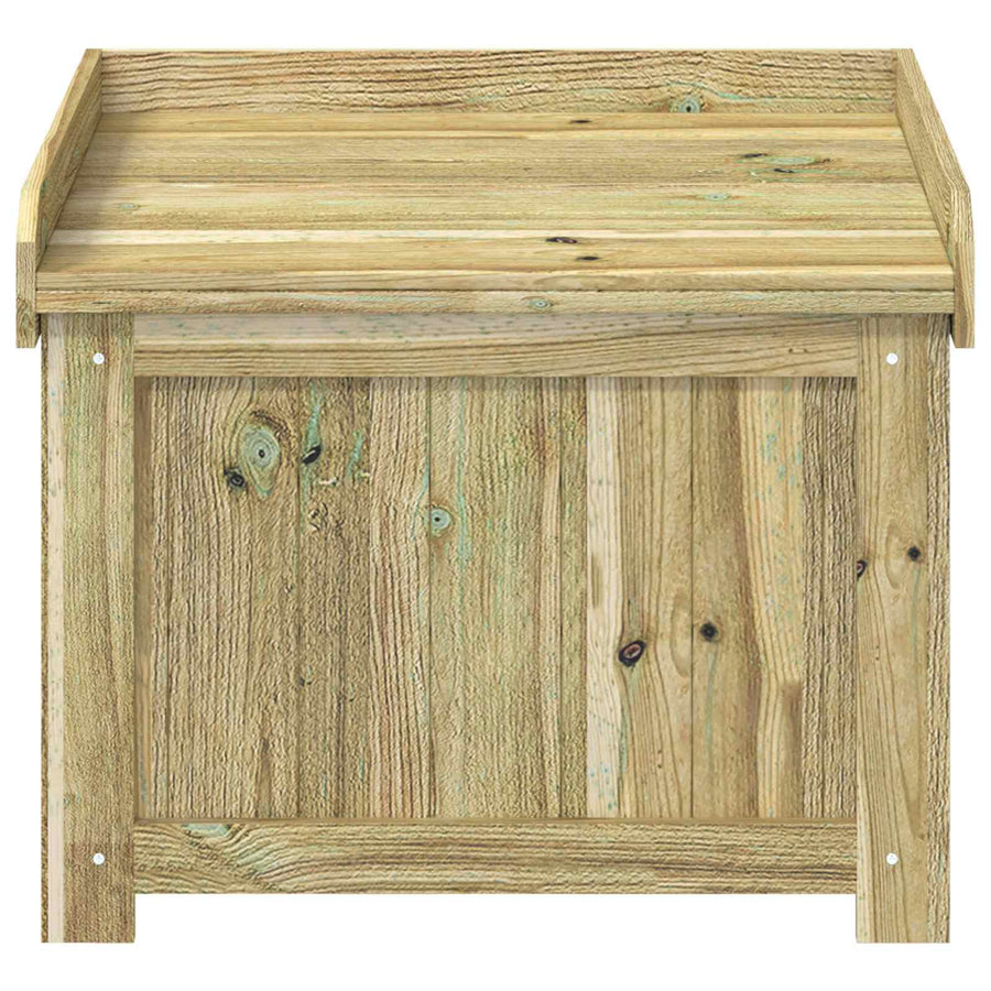 Kussenbox voor buiten Geïmpregneerd grenenhout 58,5 x 60 x 47 cm