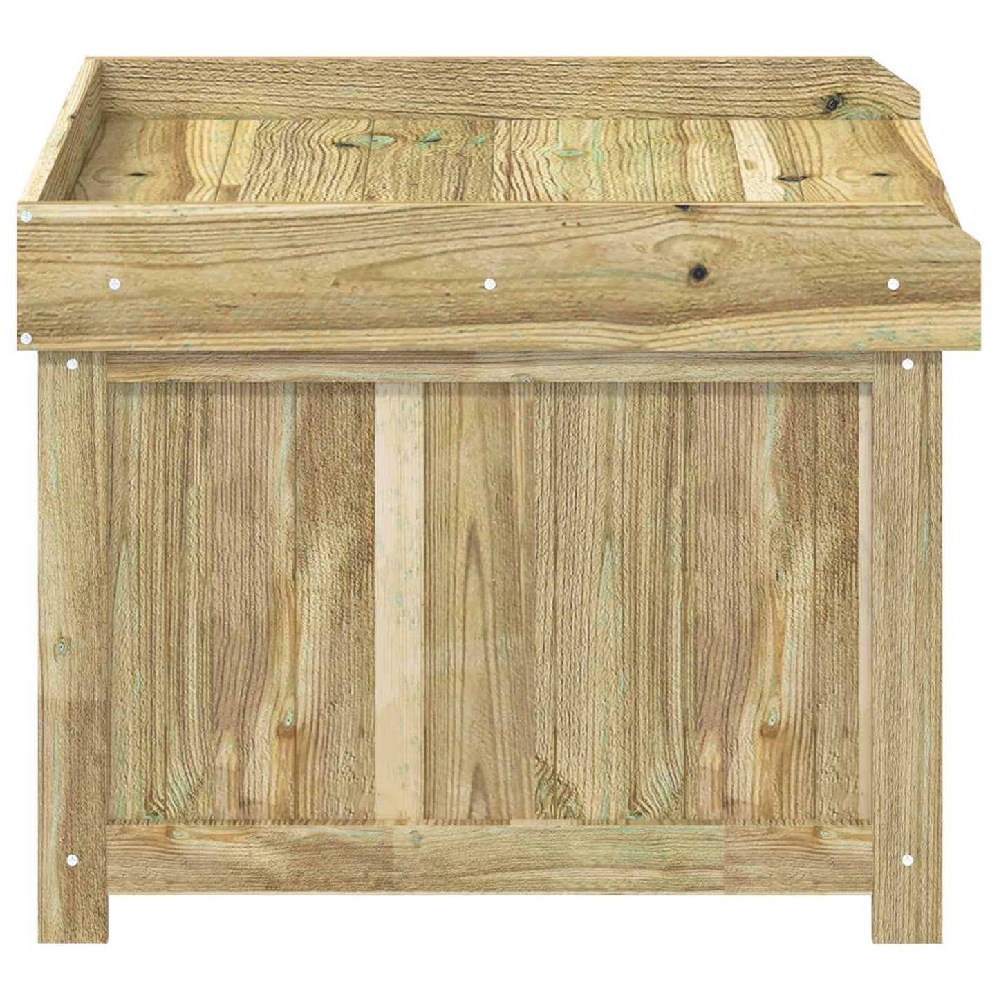 Kussenbox voor buiten Geïmpregneerd grenenhout 58,5 x 60 x 47 cm