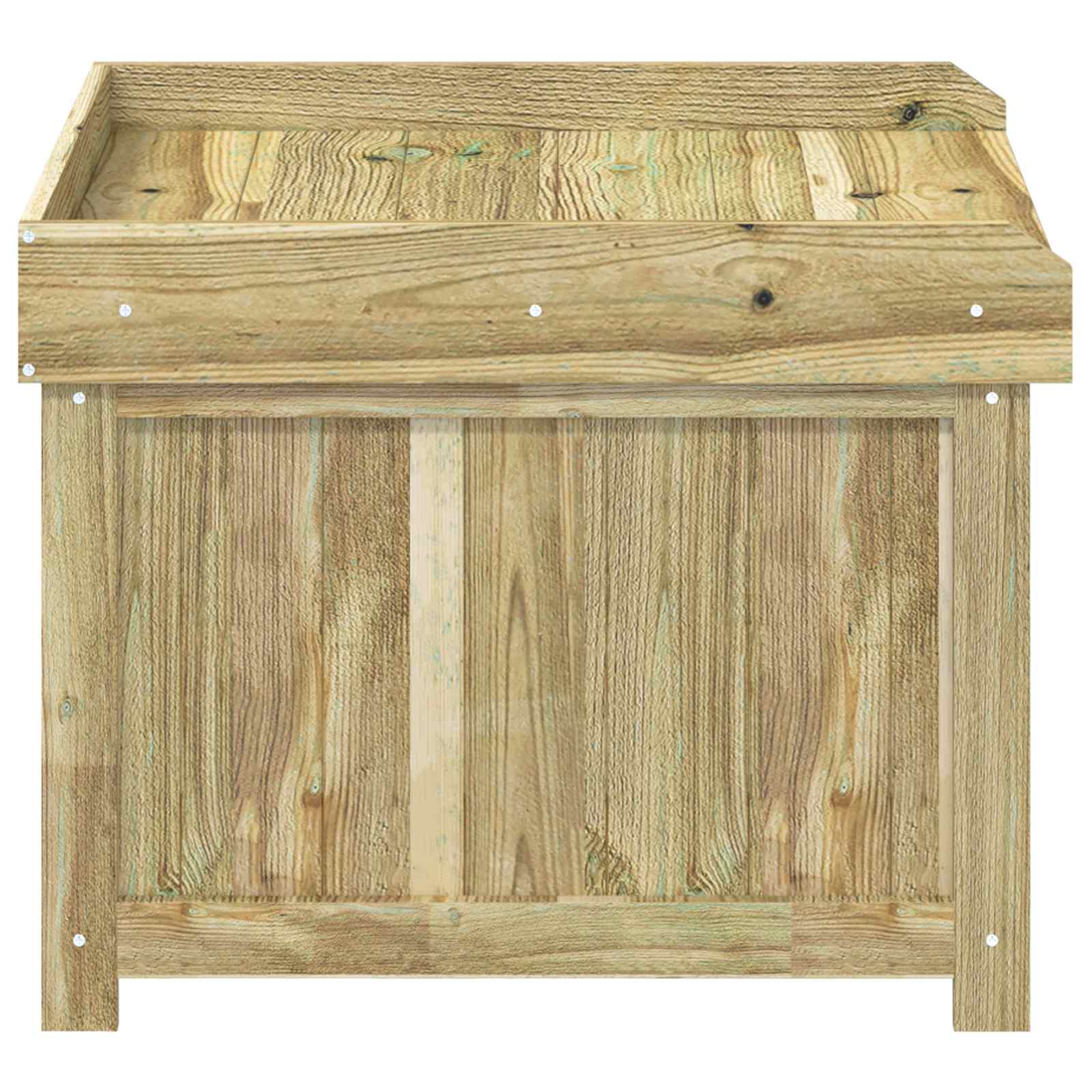 Kussenbox voor buiten Geïmpregneerd grenenhout 58,5 x 60 x 47 cm