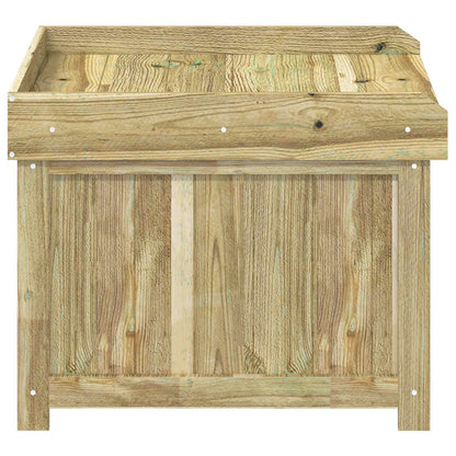 Kussenbox voor buiten Geïmpregneerd grenenhout 58,5 x 60 x 47 cm