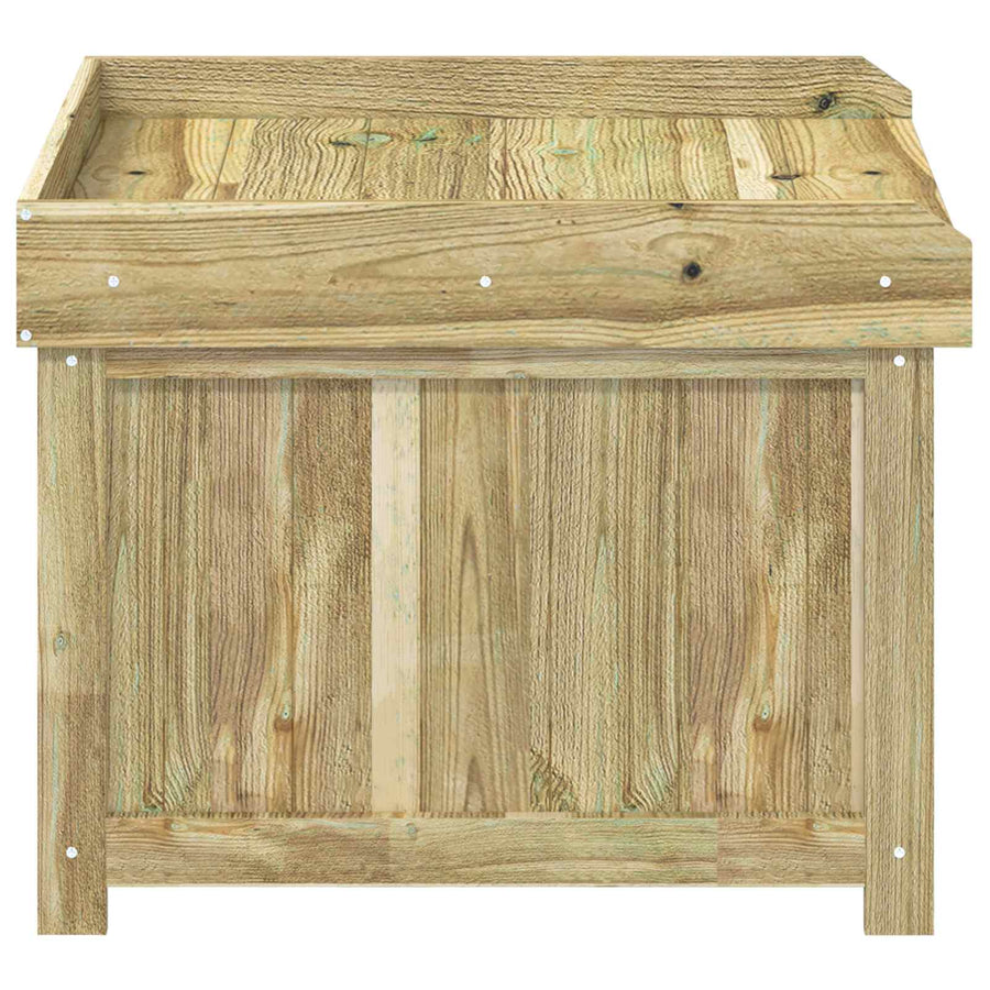 Kussenbox voor buiten Geïmpregneerd grenenhout 58,5 x 60 x 47 cm