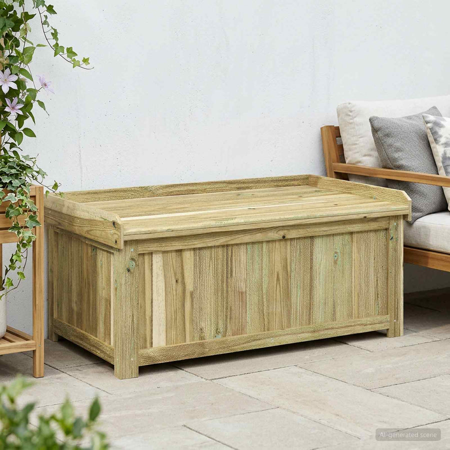 Buiten Kussenbox Geïmpregneerd grenenhout 104 x 60 x 47 cm