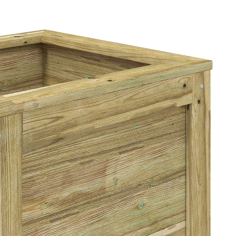 Tuinopslagbank met Plantenbak Geïmpregneerd grenenhout