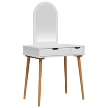 Toilettafel Set FAUSKE 2 pcs Wit 76 x 50 x 143 cm