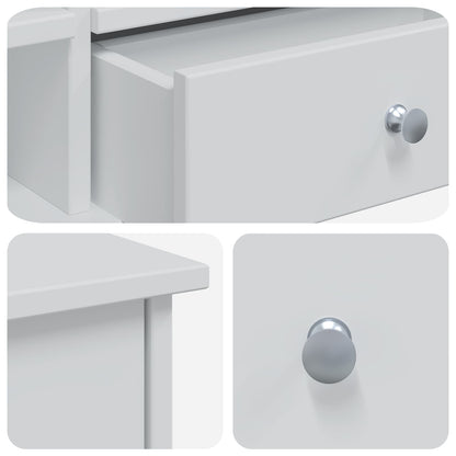 Toilettafel Set FAUSKE 2 pcs Wit 100 x 50 x 103,5 cm