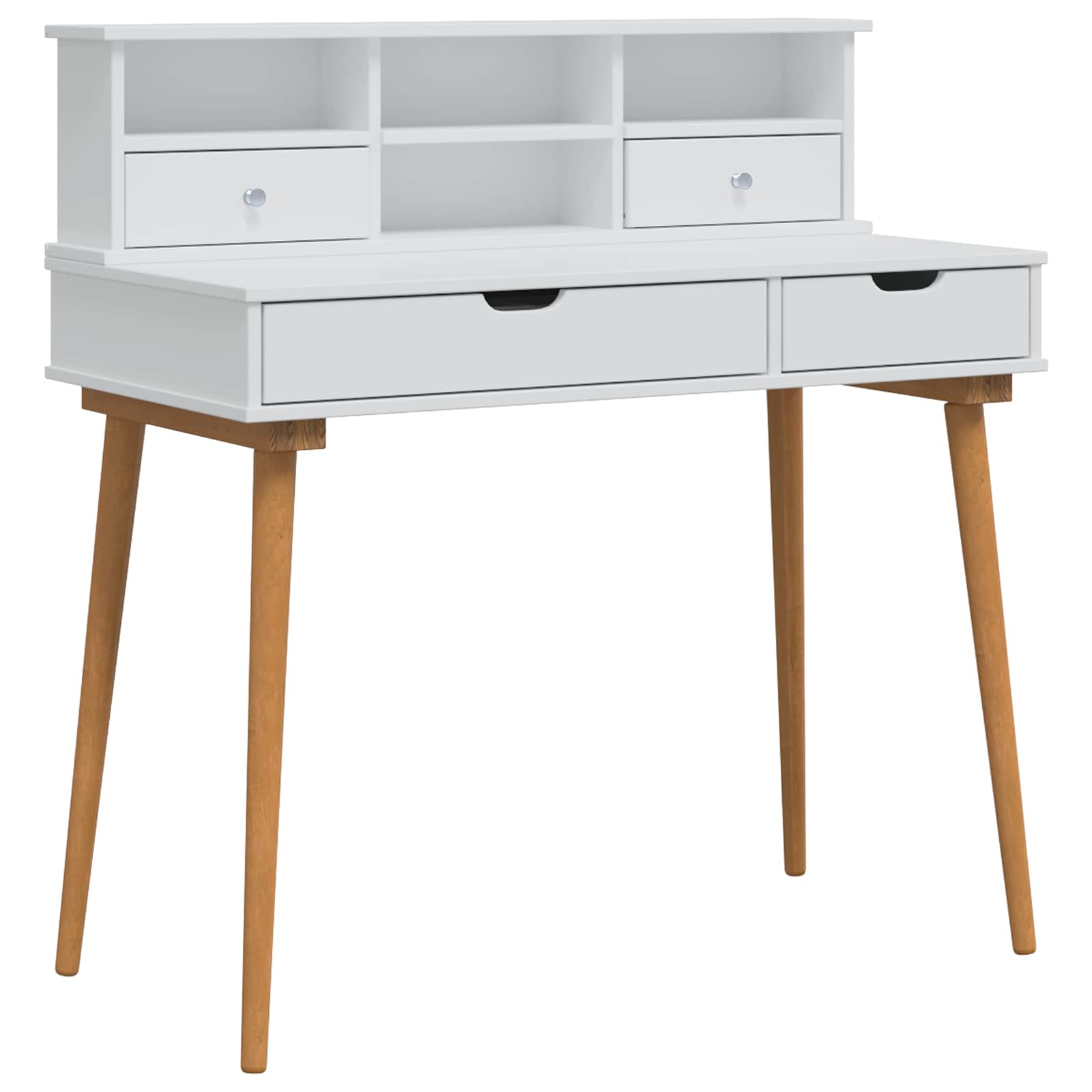 Toilettafel Set FAUSKE 2 pcs Wit 100 x 50 x 103,5 cm