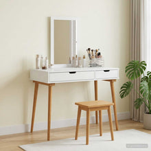 Toilettafel Set FAUSKE 2 pcs Wit 100 x 50 x 143 cm
