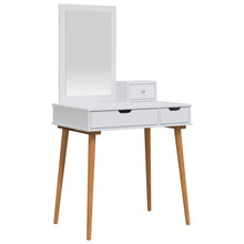 Toilettafel Set FAUSKE 3 st Wit 76 x 50 x 143 cm