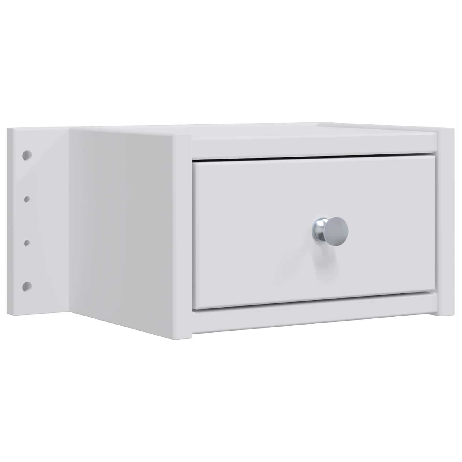 Toilettafel Set FAUSKE 3 st Wit 76 x 50 x 143 cm