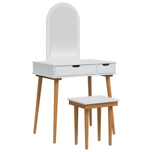 Toilettafel Set FAUSKE 3 pcs Wit 76 x 50 x 143 cm