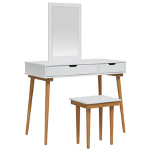 Toilettafel Set FAUSKE 3 pcs Wit 100 x 50 x 143 cm