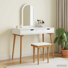 Toilettafel Set FAUSKE 3 pcs Wit 100 x 50 x 143 cm