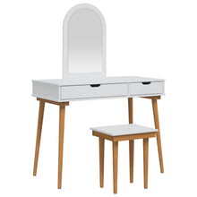 Toilettafel Set FAUSKE 3 pcs Wit 100 x 50 x 143 cm
